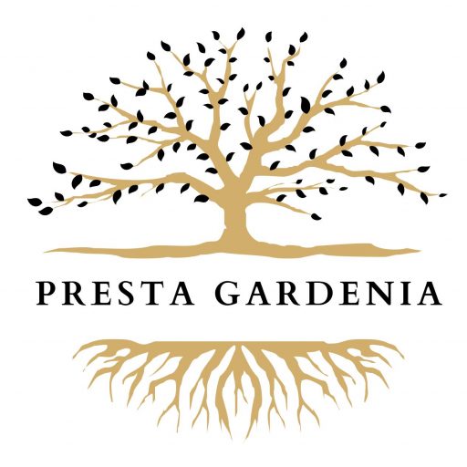 logo presta gardenia jardinier paysagiste à Sauveterre de Guyenne Libourne et Langon